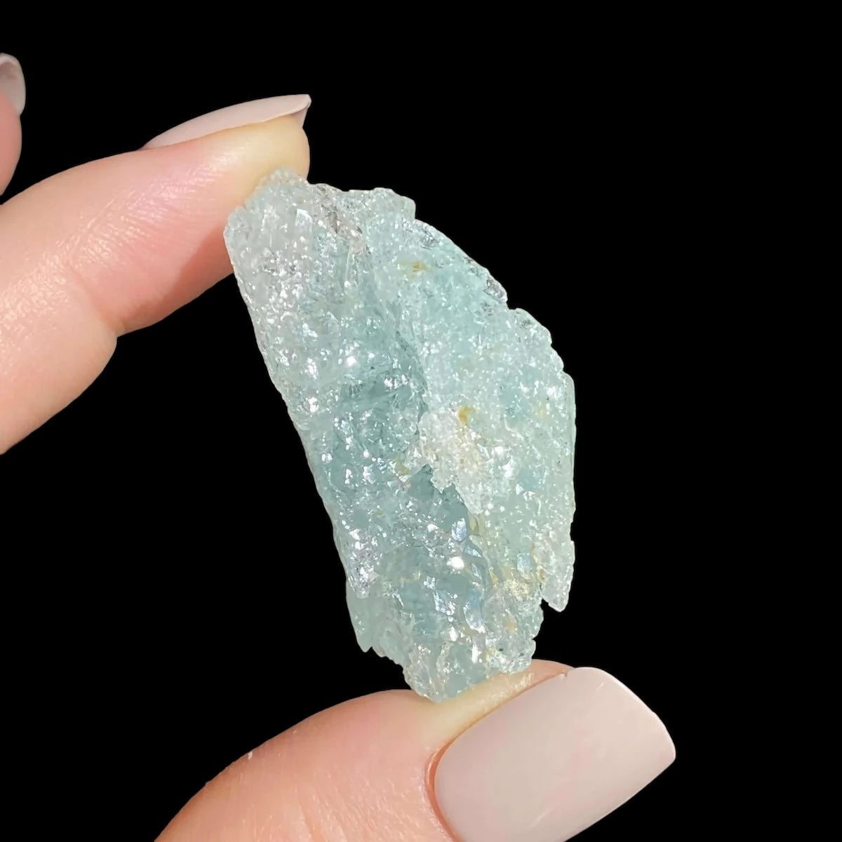 SOOTHING + PROTECTING:: Rare Fully Etched Aquamarine | Stock A
