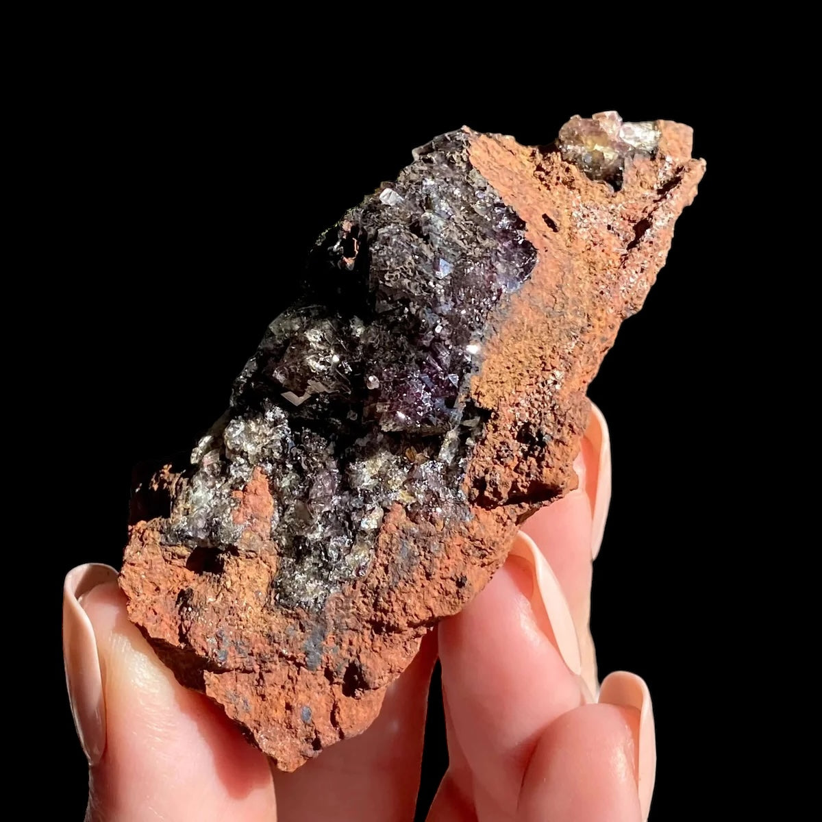 SOOTHES GRIEF, STRENGTHENS EMOTIONAL RESILIENCE:: Rare Purple Adamite | Stock D