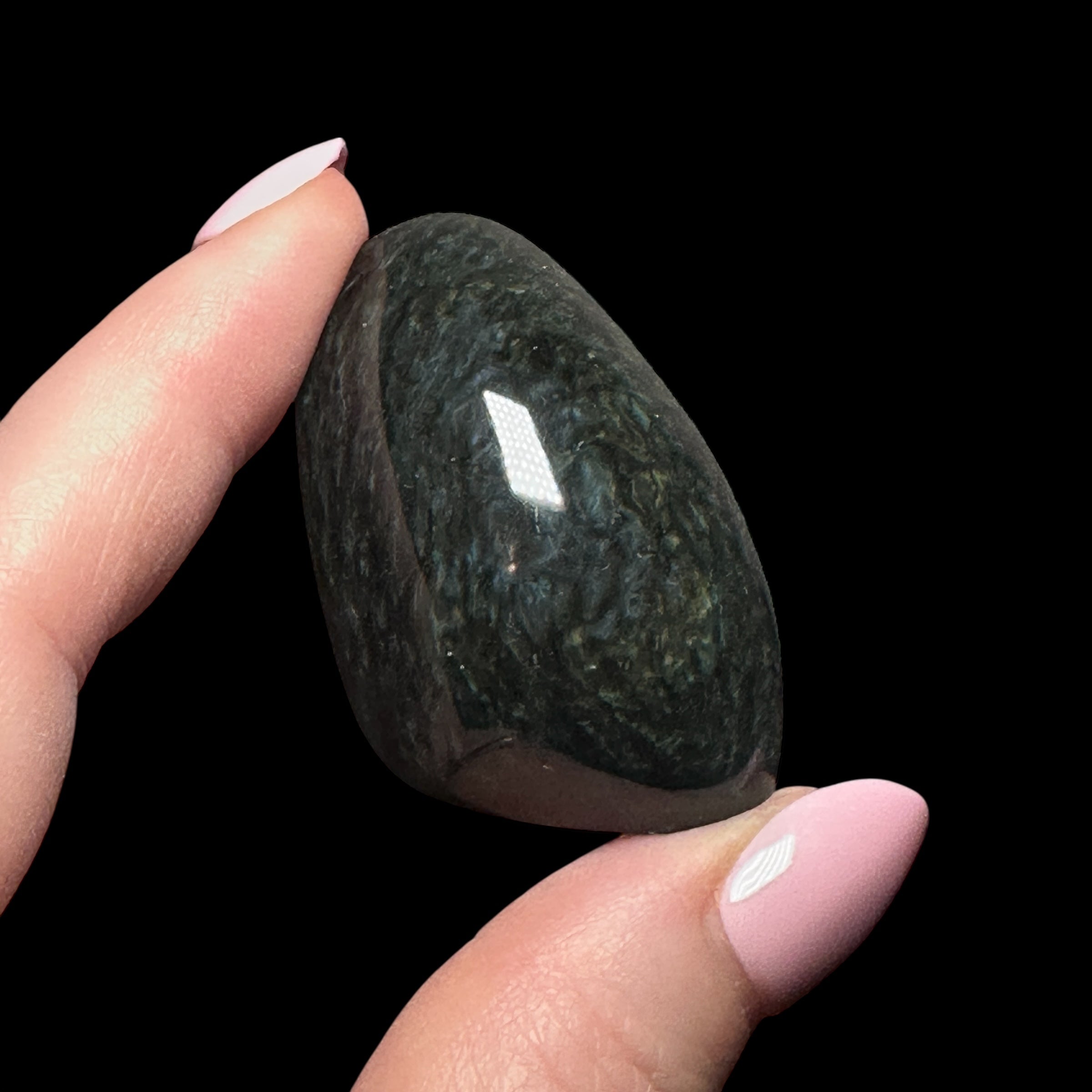 Velvet Sheen Obsidian - Flat Back Freeform