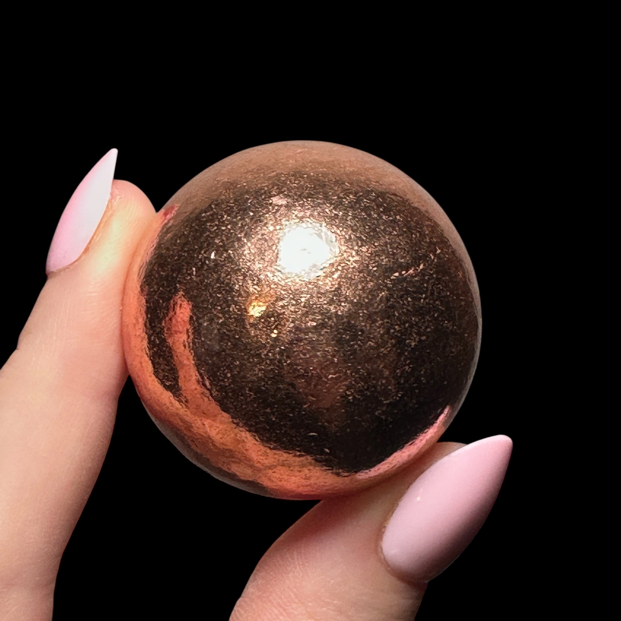 Michigan Copper Sphere 40mm | Stock A - Mooncat Crystals
