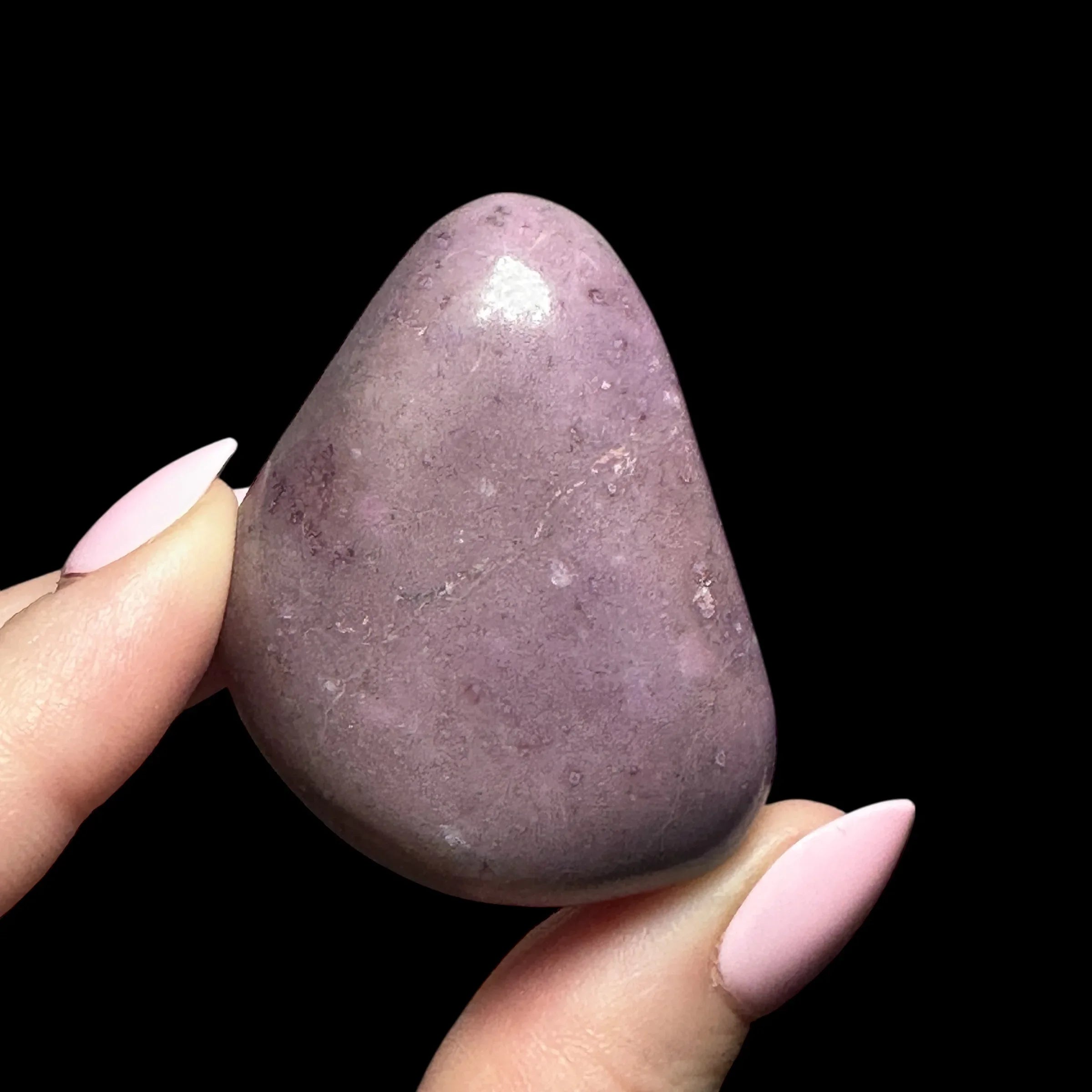 Lavender Jade XL Tumble - Mooncat Crystals