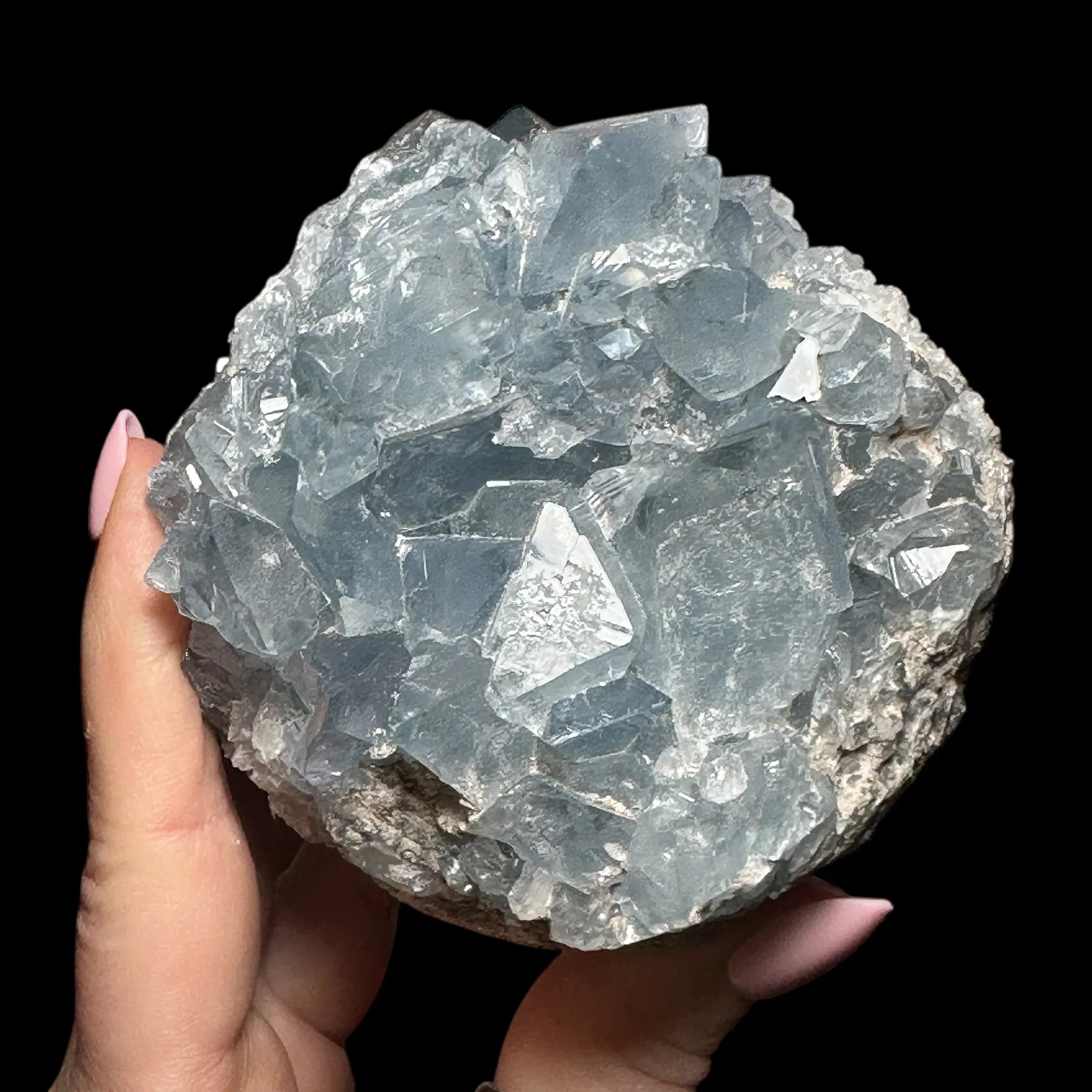 Celestite Geode - Mooncat Crystals