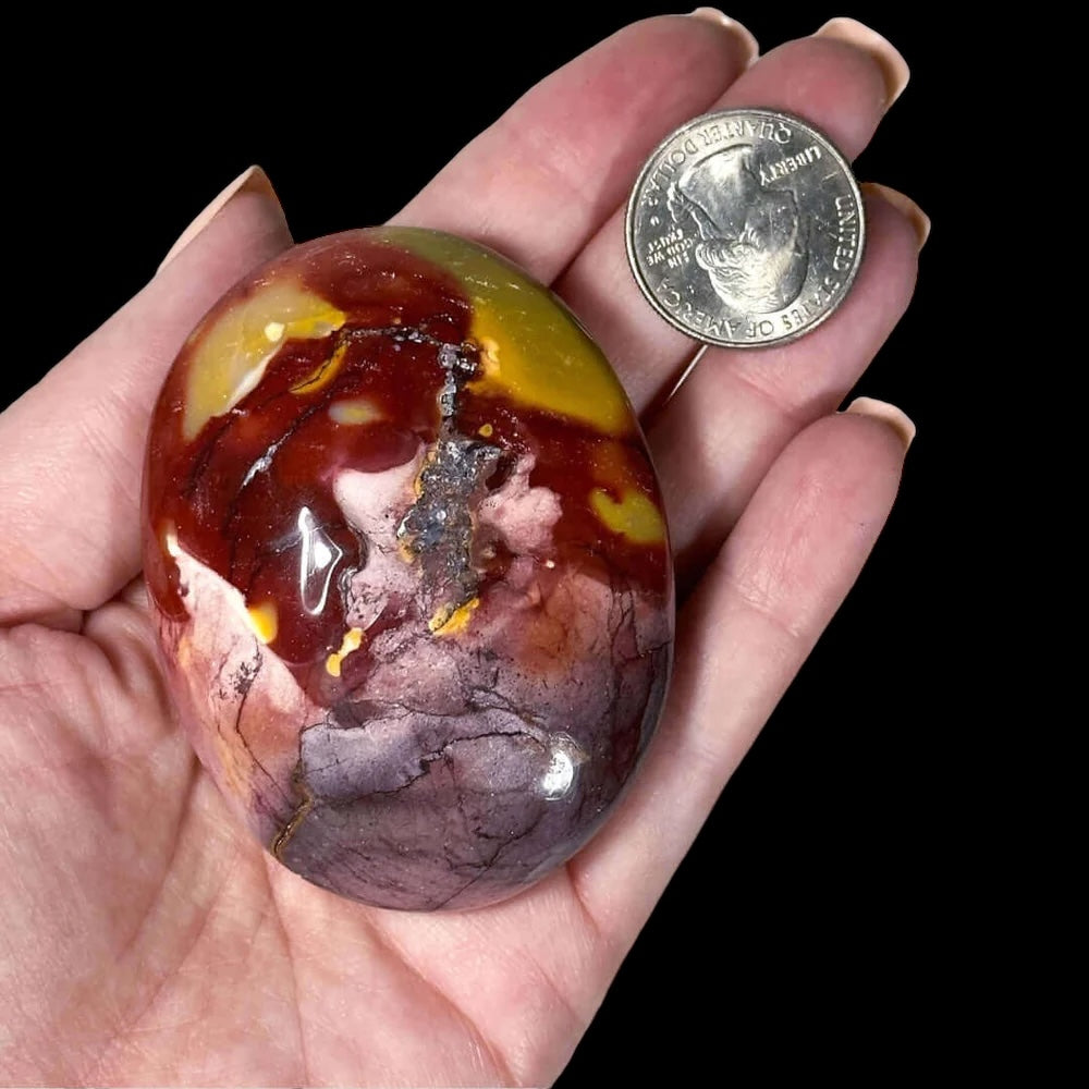 ADVENTURE-ACTIVATING:: Mookaite Palm Stone | Stock H