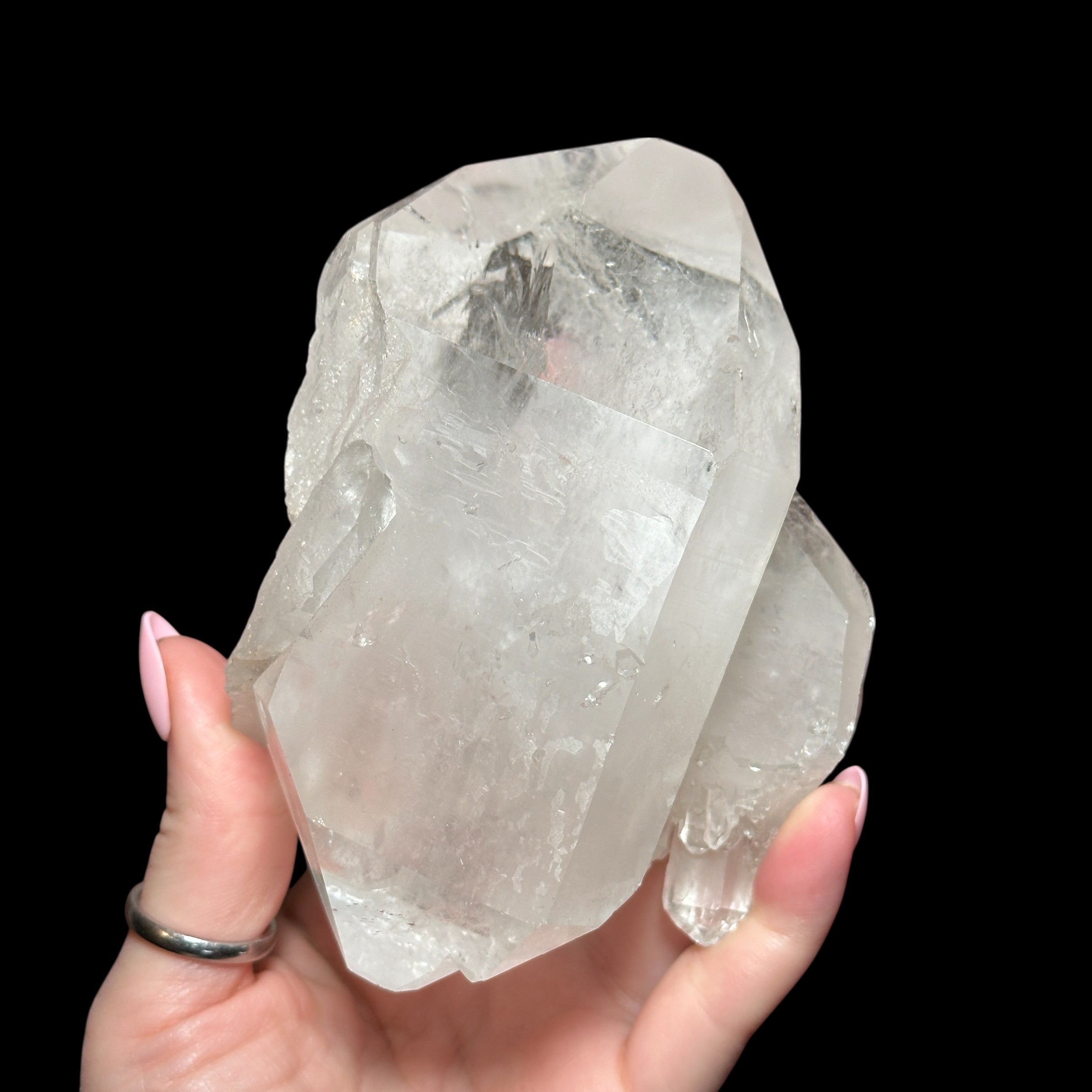 Double Terminated Quartz with Unique Features