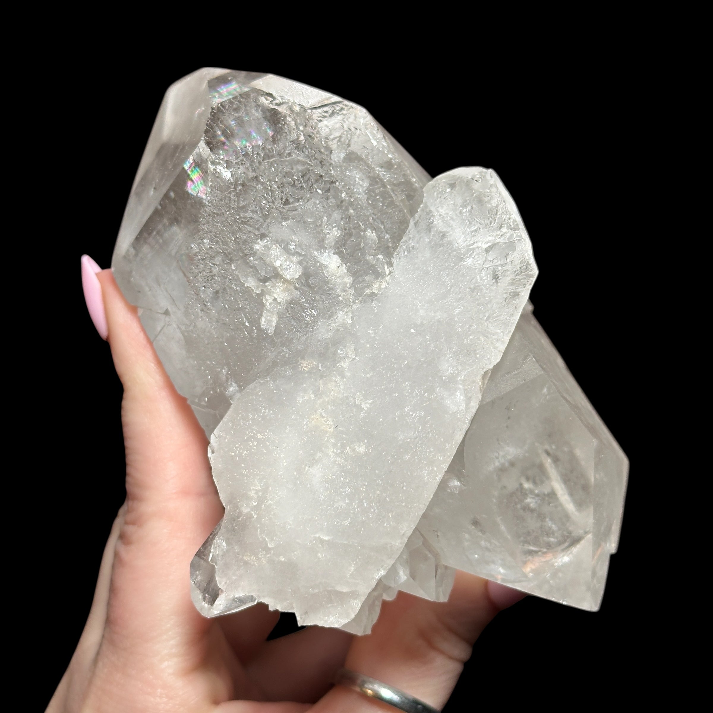 Double Terminated Quartz with Unique Features
