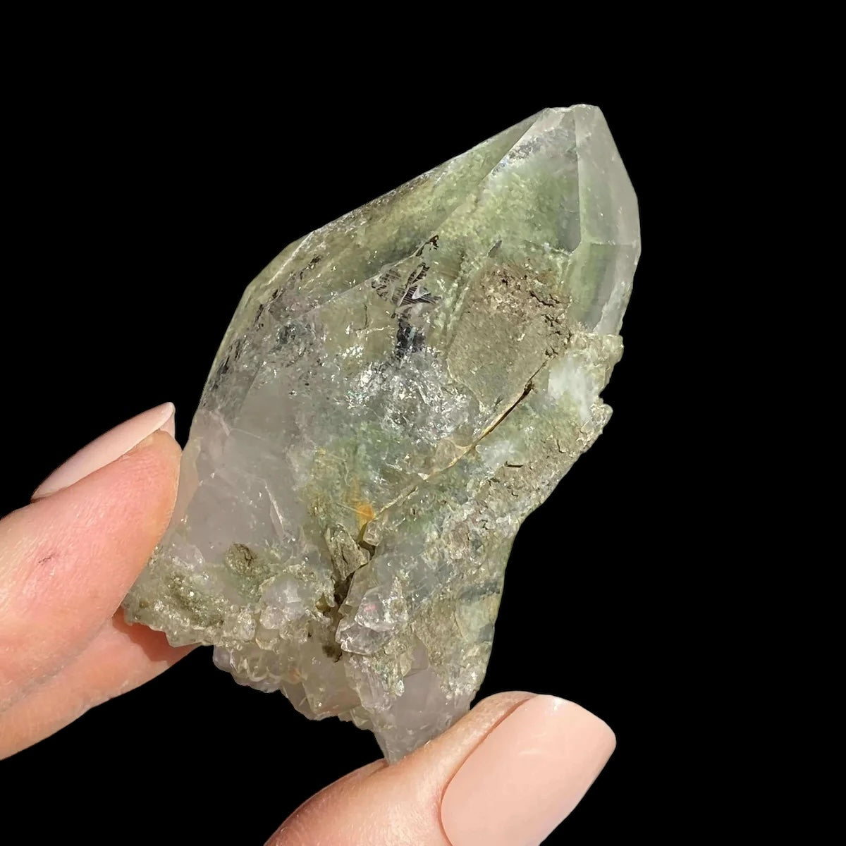 HEALING, PURIFICATION, LIFE FORCE:: Chlorite-Included Quartz | Stock D