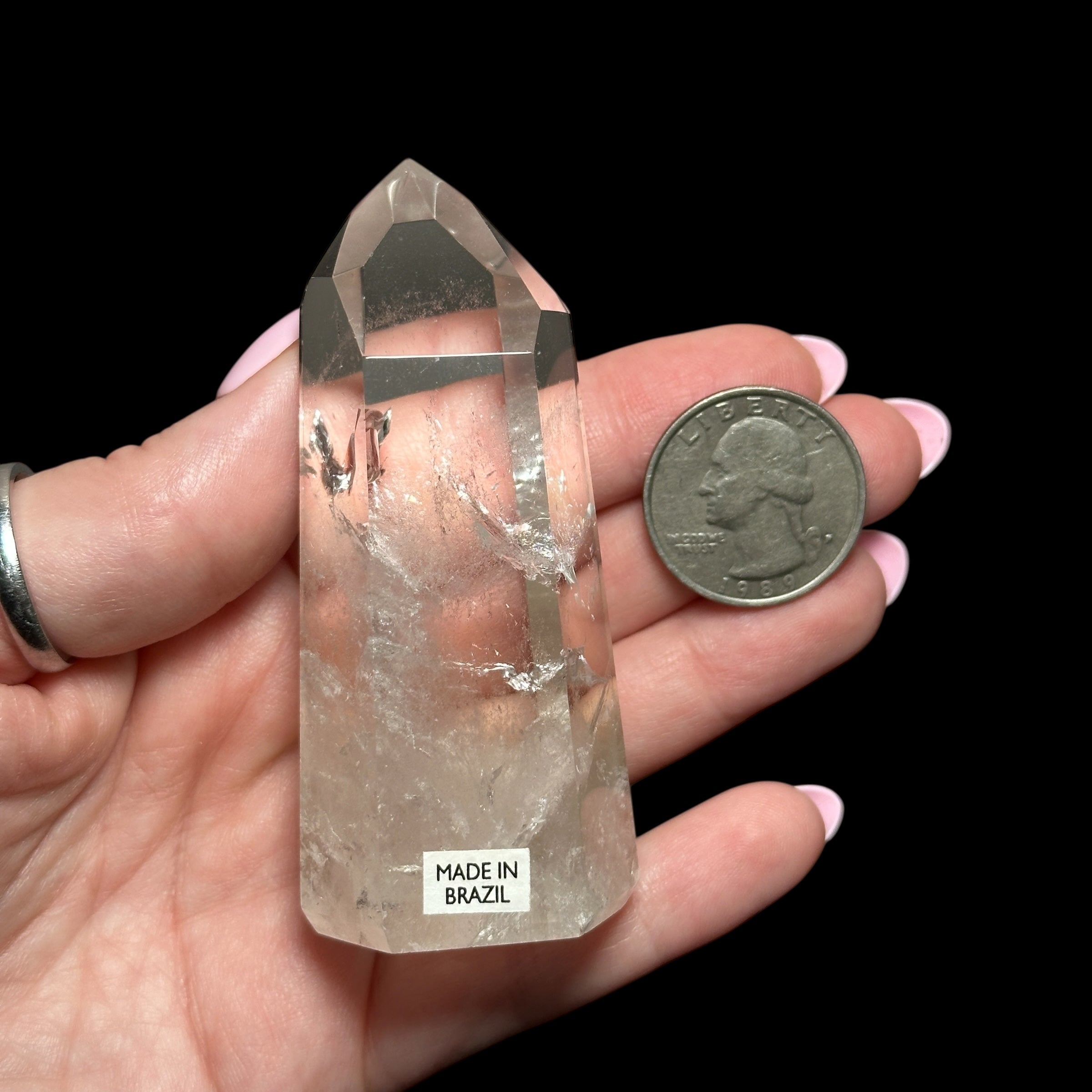 Devic Temple Clear Quartz Tower