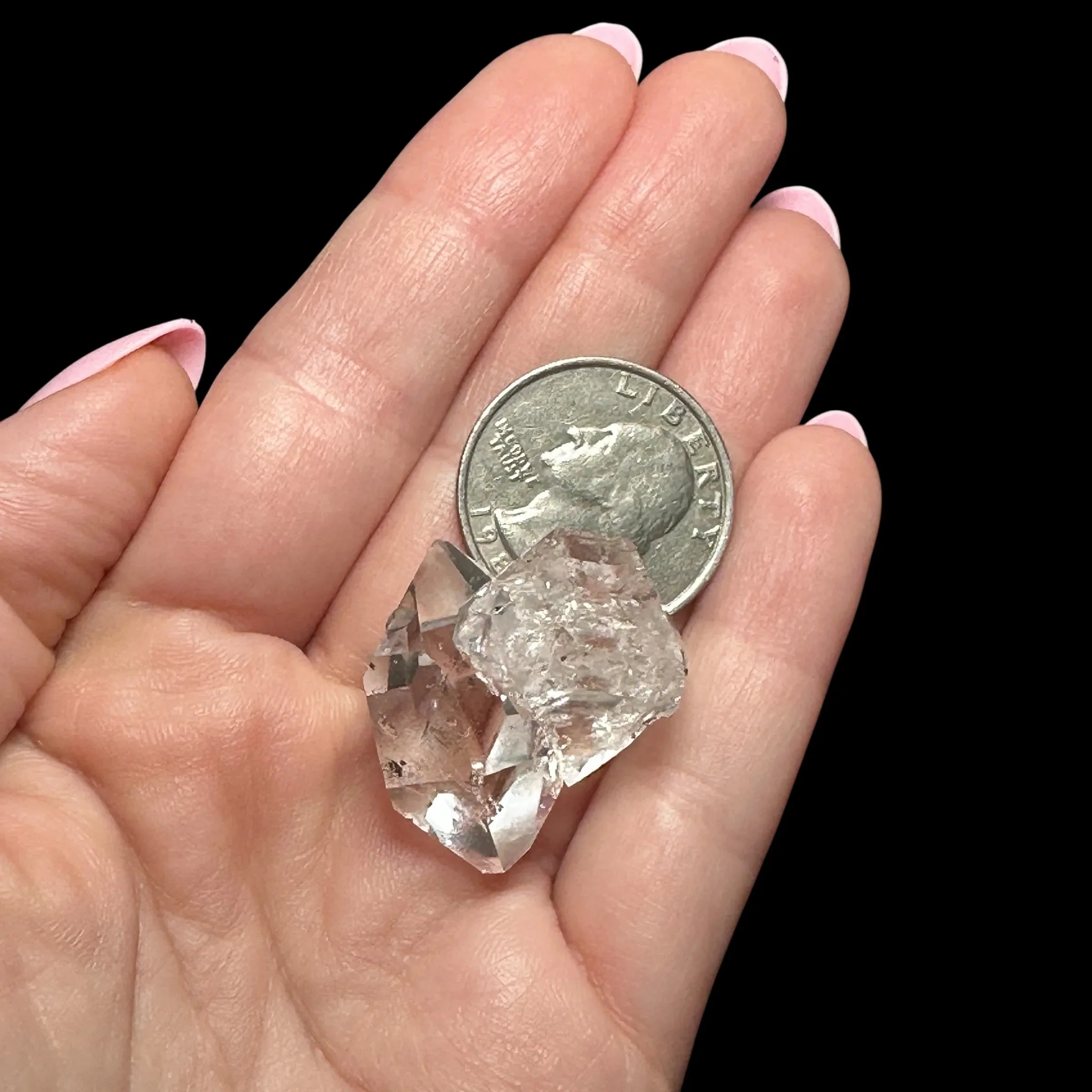 Herkimer Diamond Cluster - Mooncat Crystals