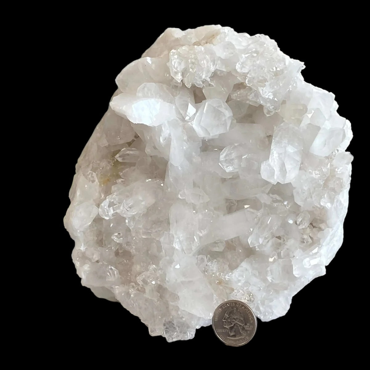 CLEARS THE MIND + AMPLIFIES INTENTIONS:: Brazilian Quartz Cluster Display