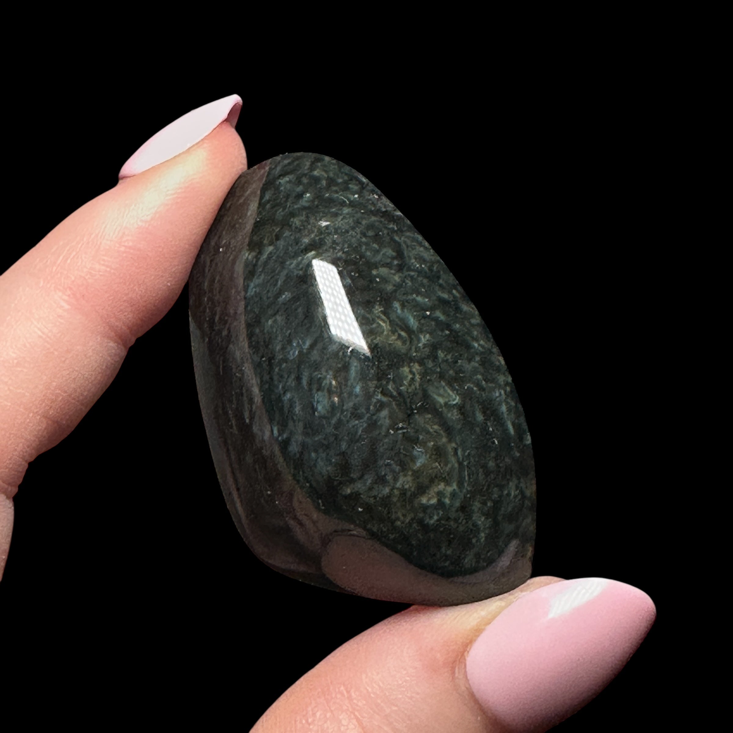 Velvet Sheen Obsidian - Flat Back Freeform