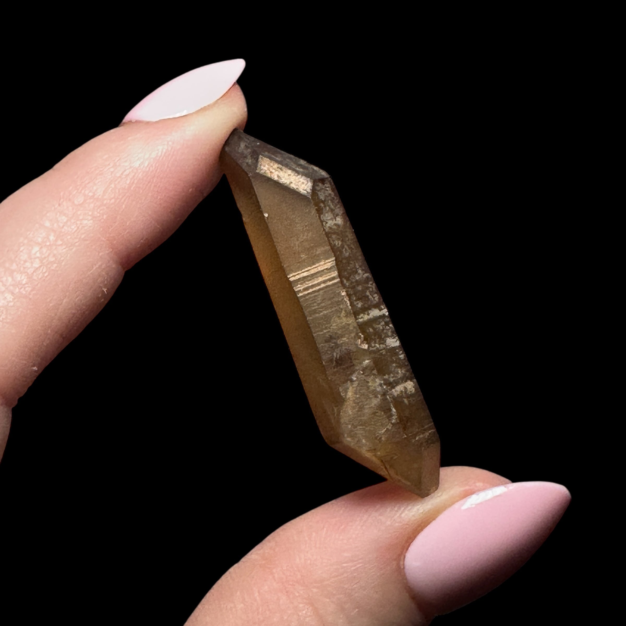 Natural Double Terminated Citrine Point | Stock A