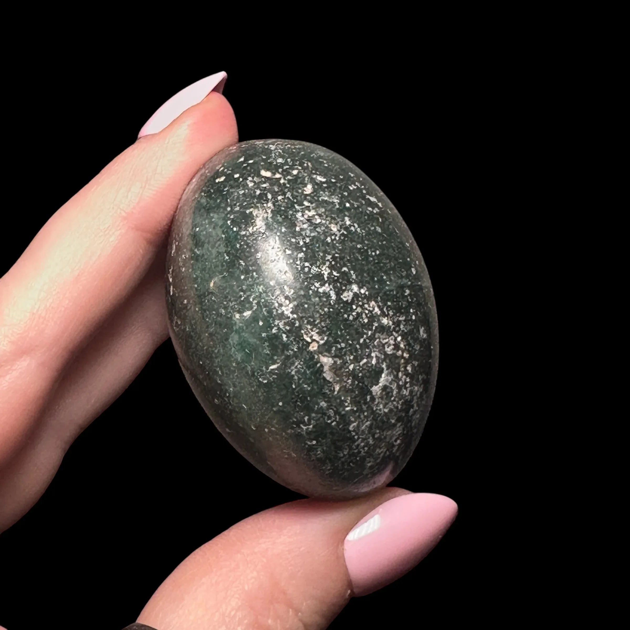 Fuchsite Palm Stone - Mooncat Crystals