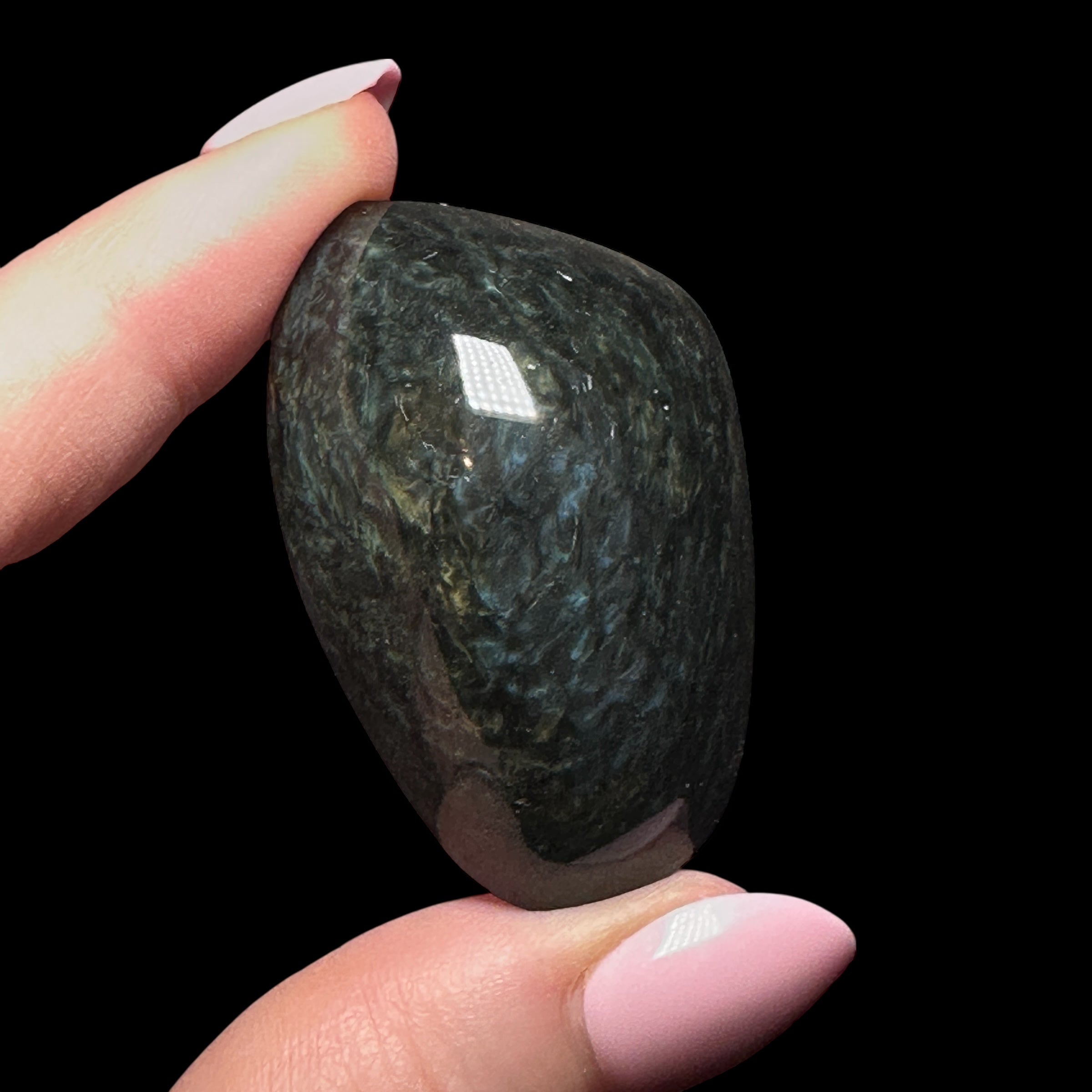 Velvet Sheen Obsidian - Flat Back Freeform