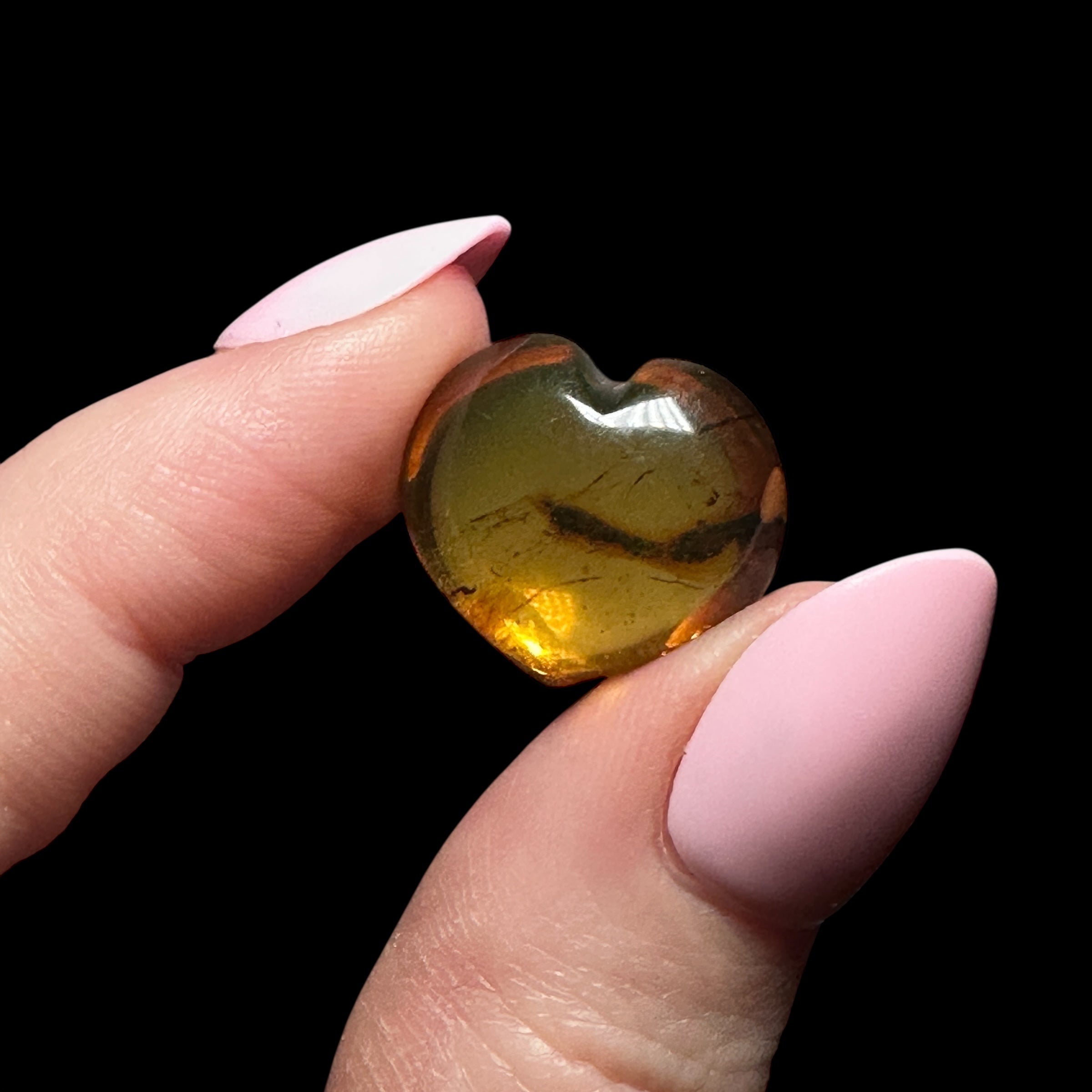 Chiapas Amber Heart