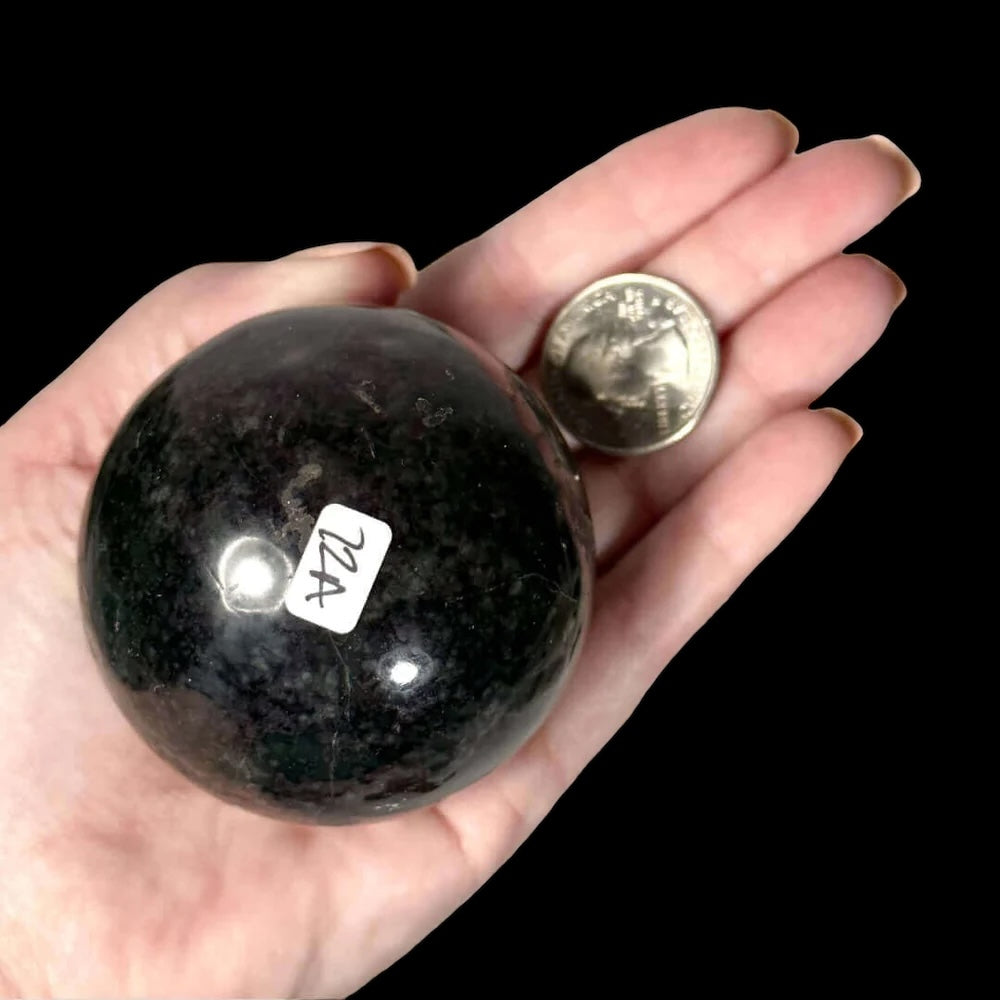 HARMONIZING + RENEWING:: Nephrite Jade Sphere ~81mm | Stock A