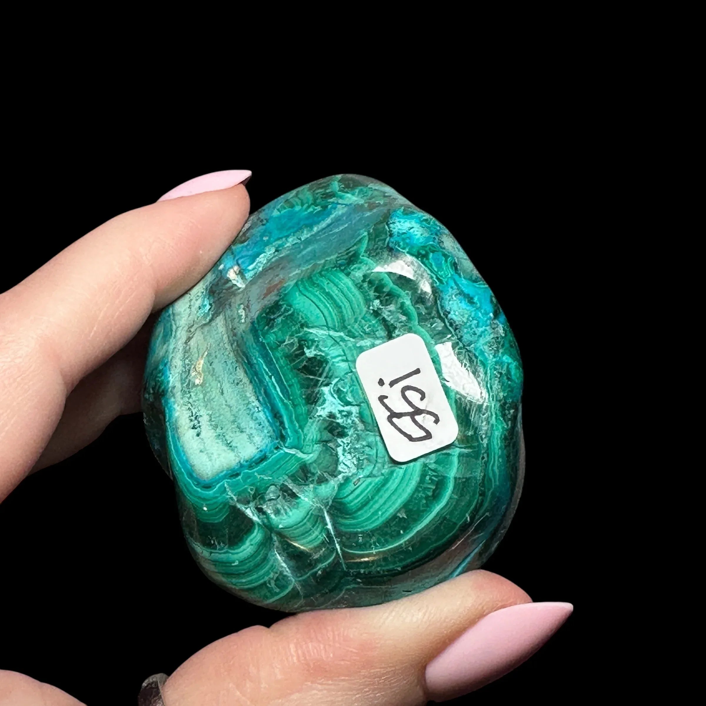 Chrysocolla, Malachite, & Shattuckite - Mooncat Crystals