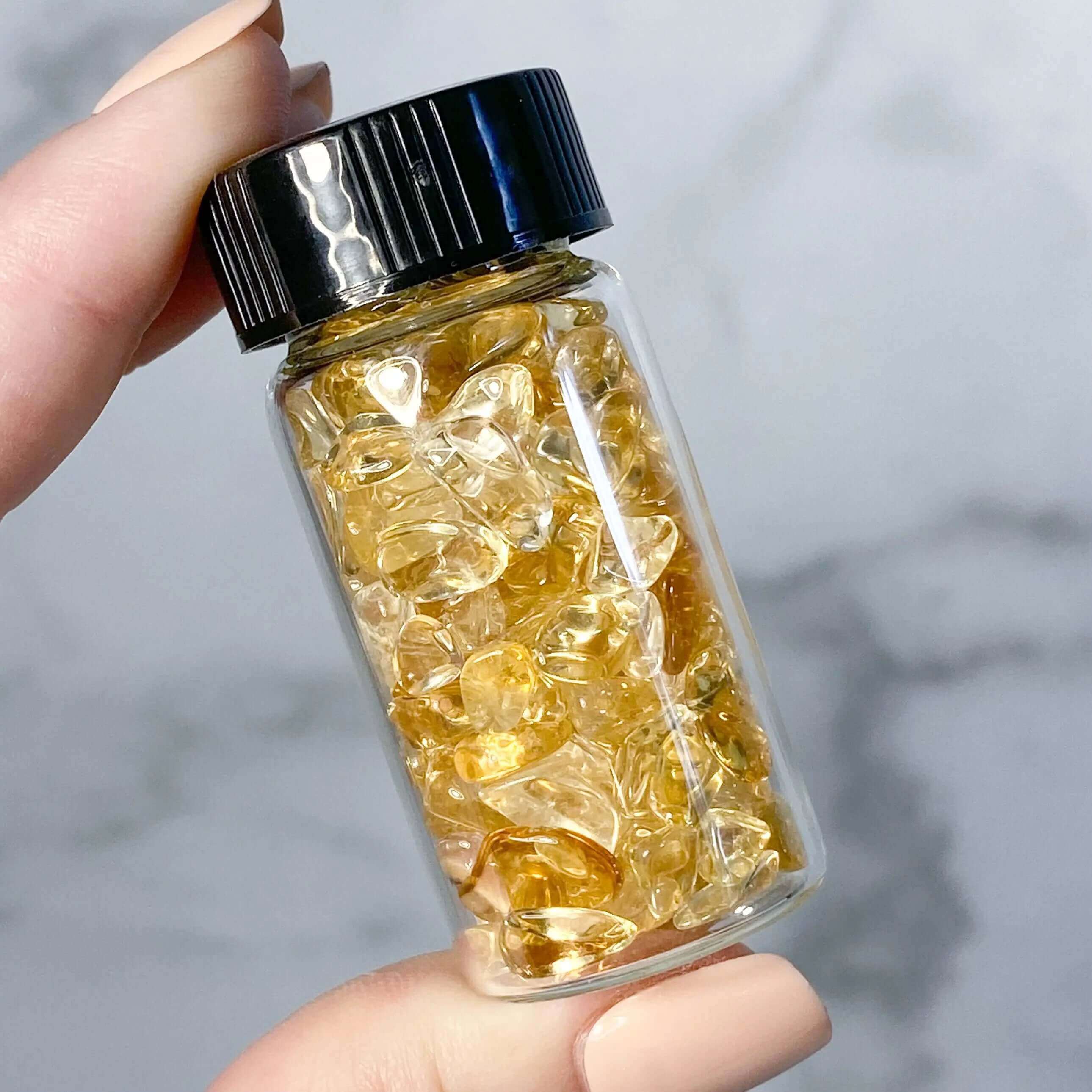 Citrine Tumbles | Vial Mooncat Crystals