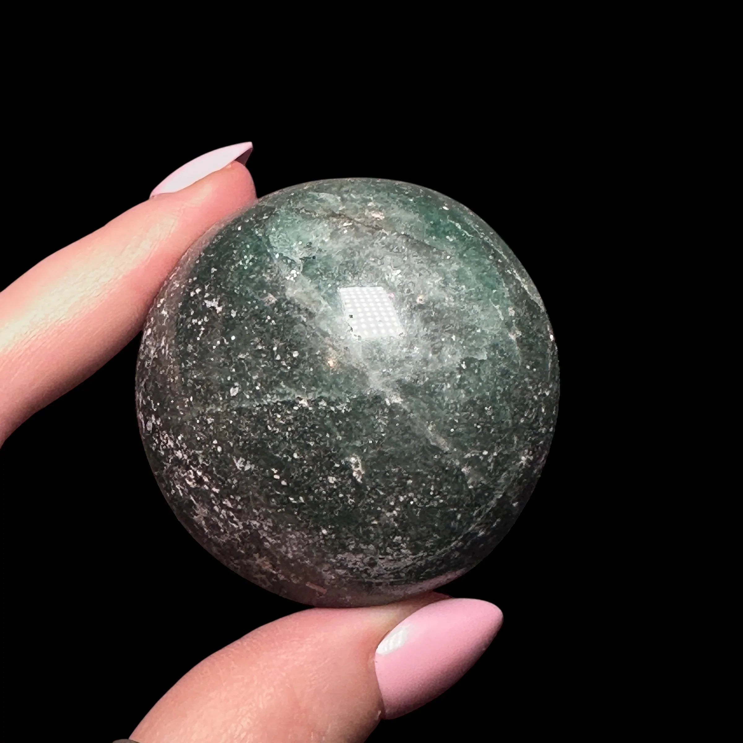 Fuchsite Palm Stone - Mooncat Crystals