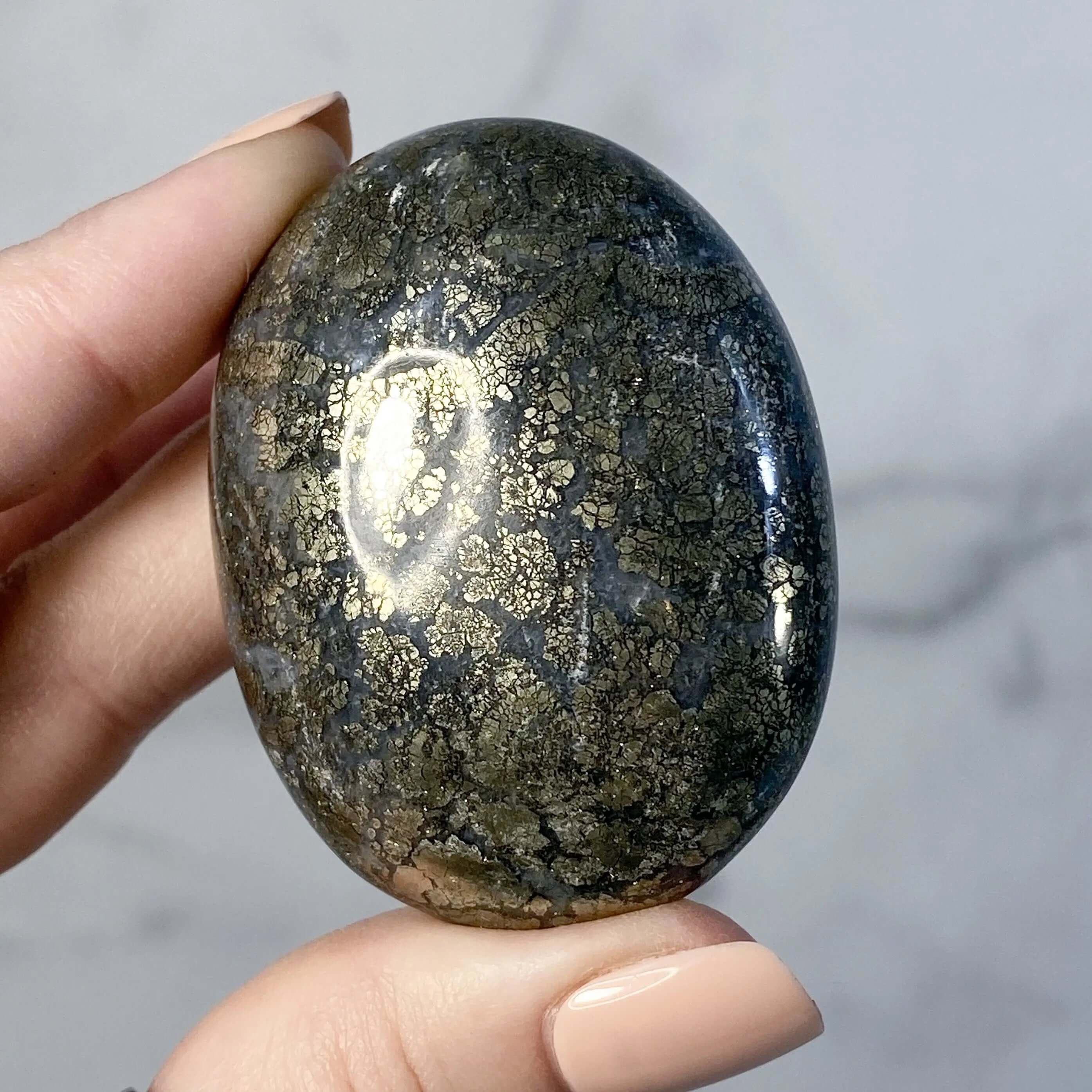 Pyrite Flower Agate | Stock F Mooncat Crystals