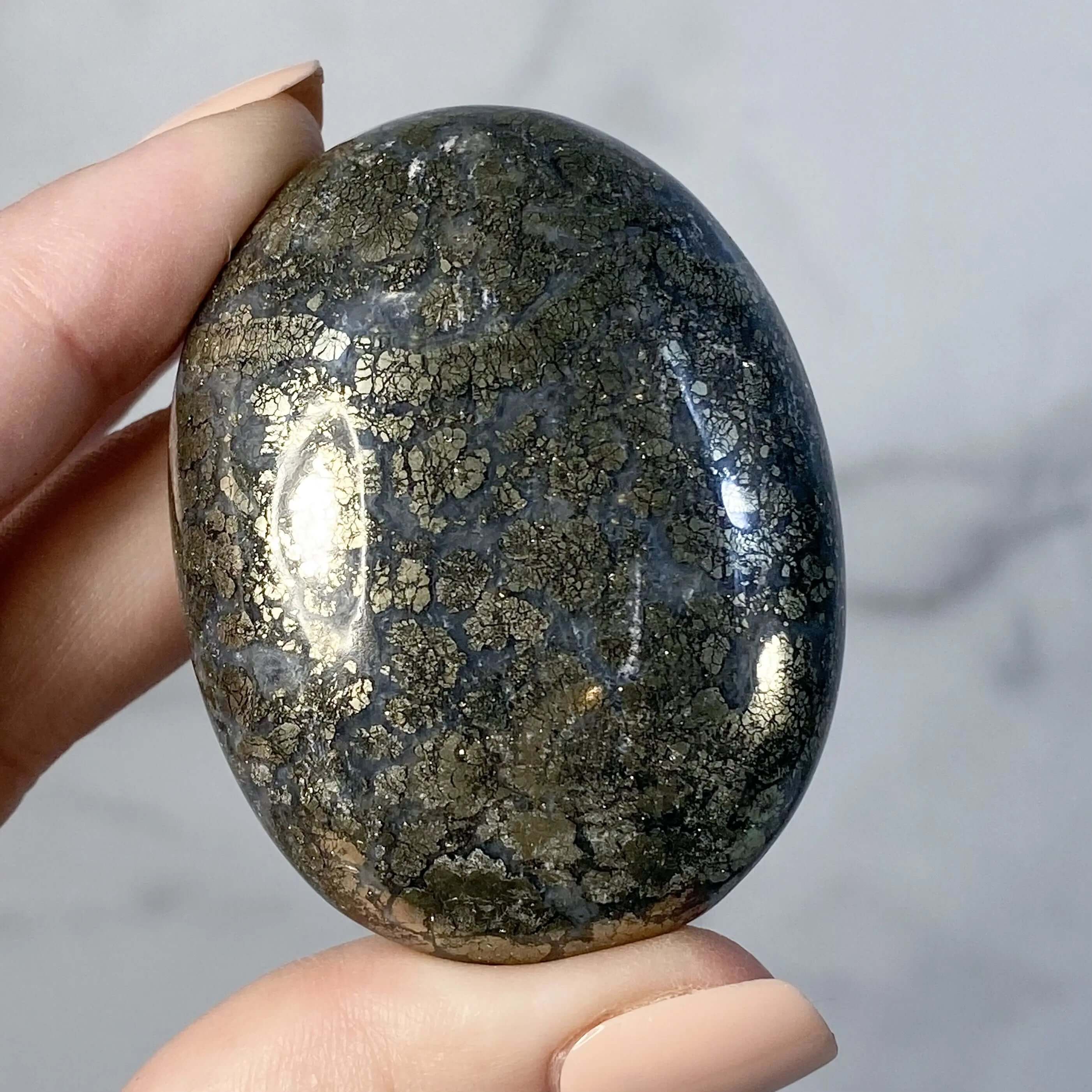 Pyrite Flower Agate | Stock F Mooncat Crystals
