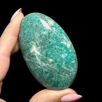 Amazonite Palm Stone | Stock A - Mooncat Crystals