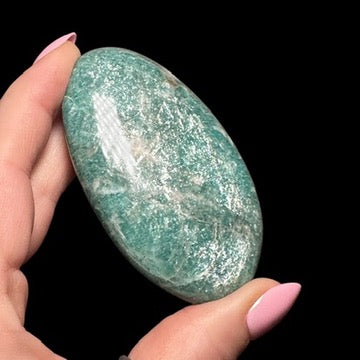Amazonite Palm Stone | Stock A - Mooncat Crystals