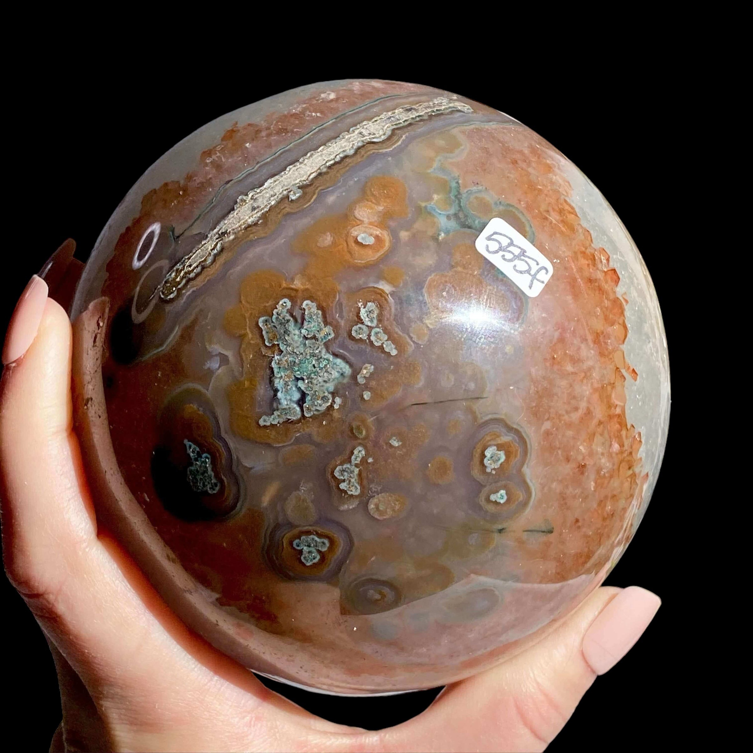 Amethyst Geode Sphere | Stock F - Mooncat Crystals
