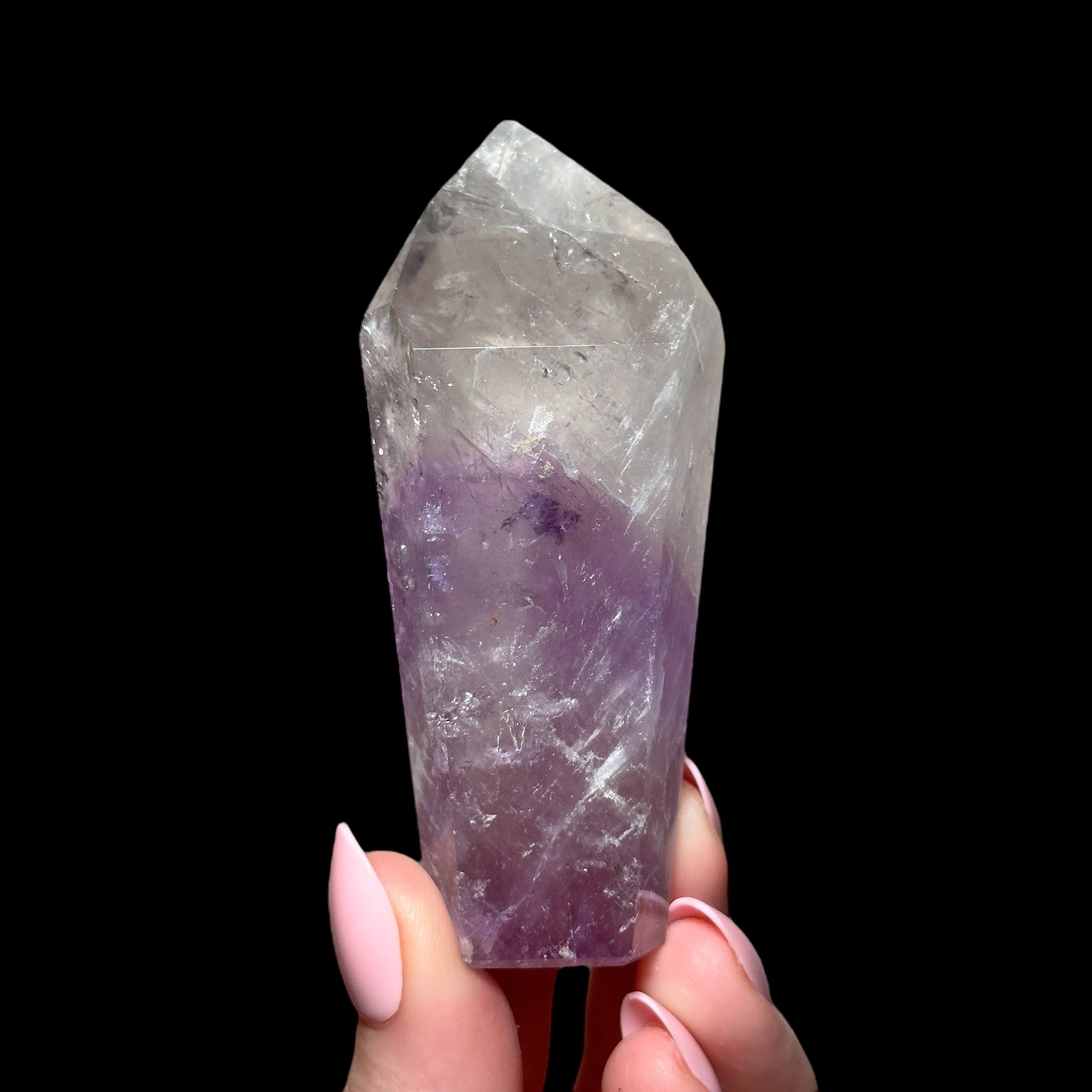 Amethyst Root Tower - Mooncat Crystals