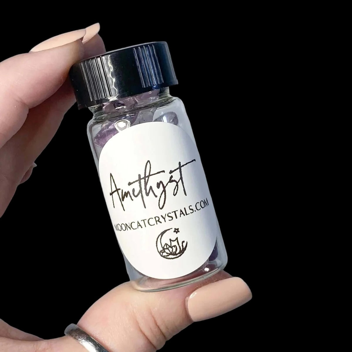 Amethyst Tumbles - Mooncat Crystals