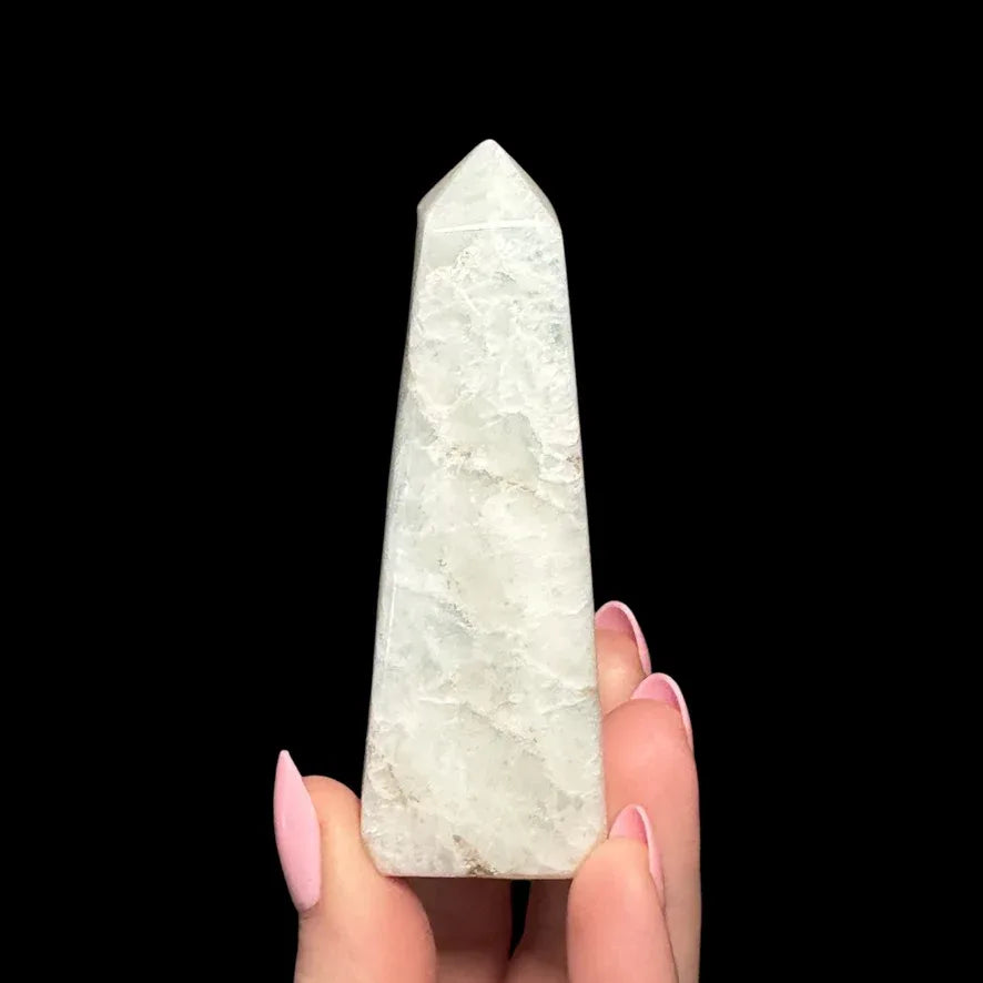 Aquarmarine Obelisk - Mooncat Crystals