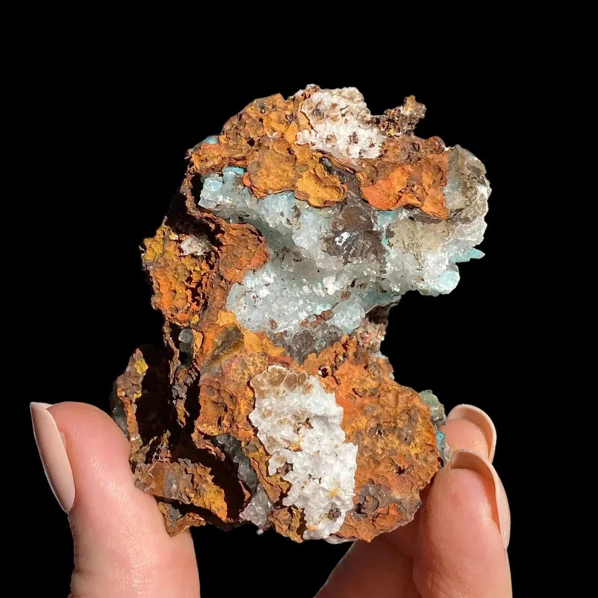 Aurichalcite with Calcite | Stock D - Mooncat Crystals