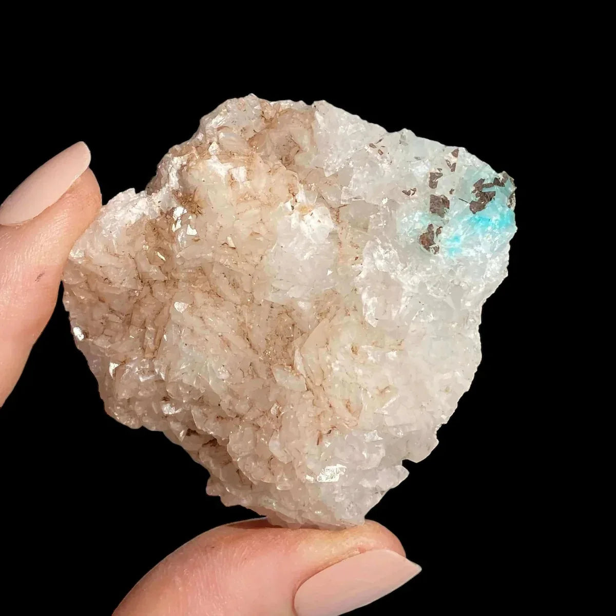 Aurichalcite with Calcite | Stock E - Mooncat Crystals