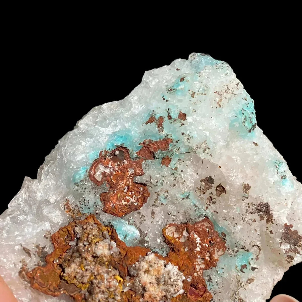 Aurichalcite with Calcite | Stock E - Mooncat Crystals