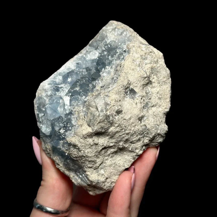 Celestite Geode - Mooncat Crystals