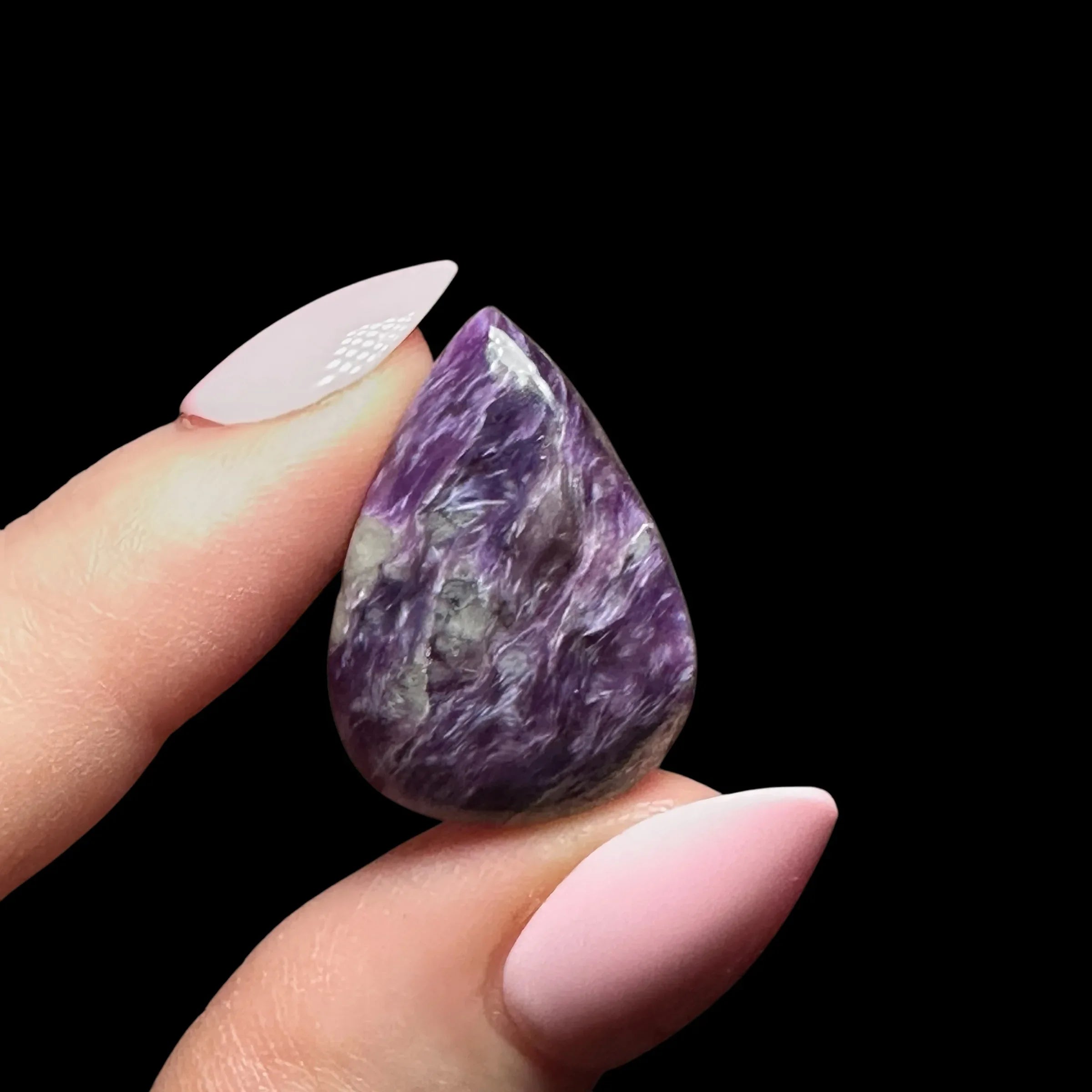 Charoite Cabochon - Mooncat Crystals