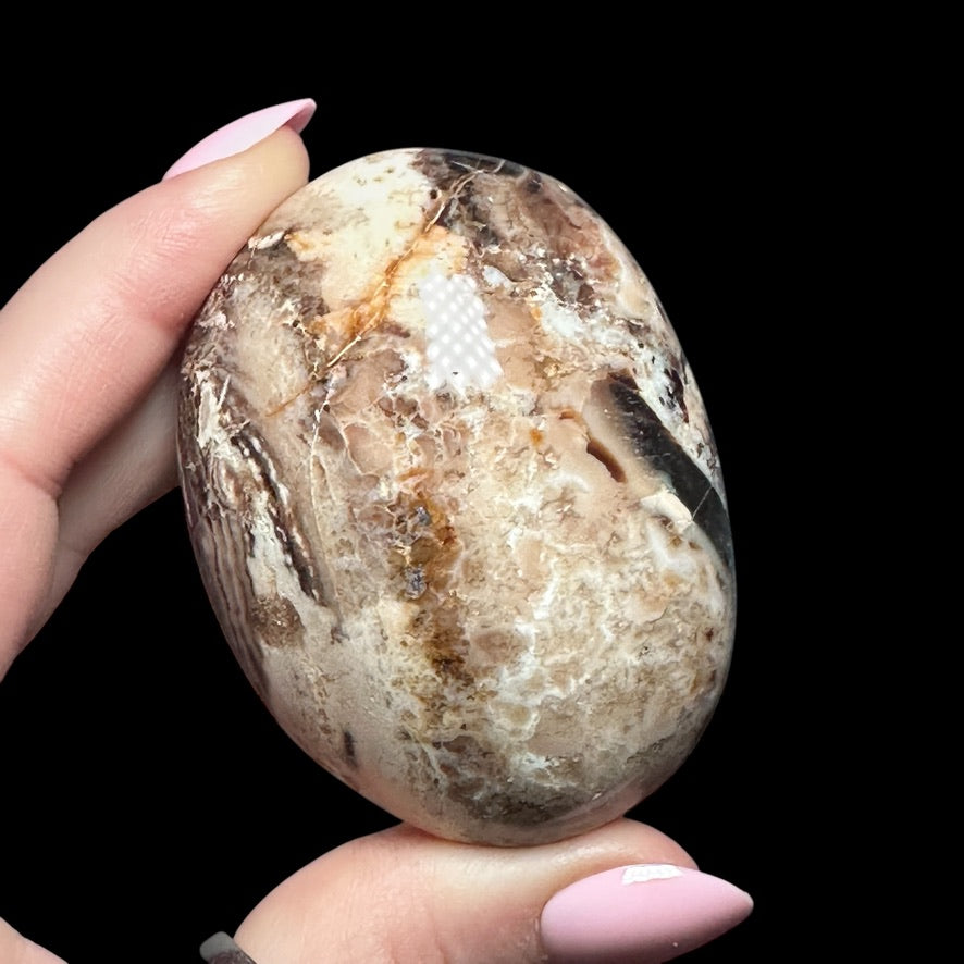 Chocolate Opal Palm Stone - Mooncat Crystals
