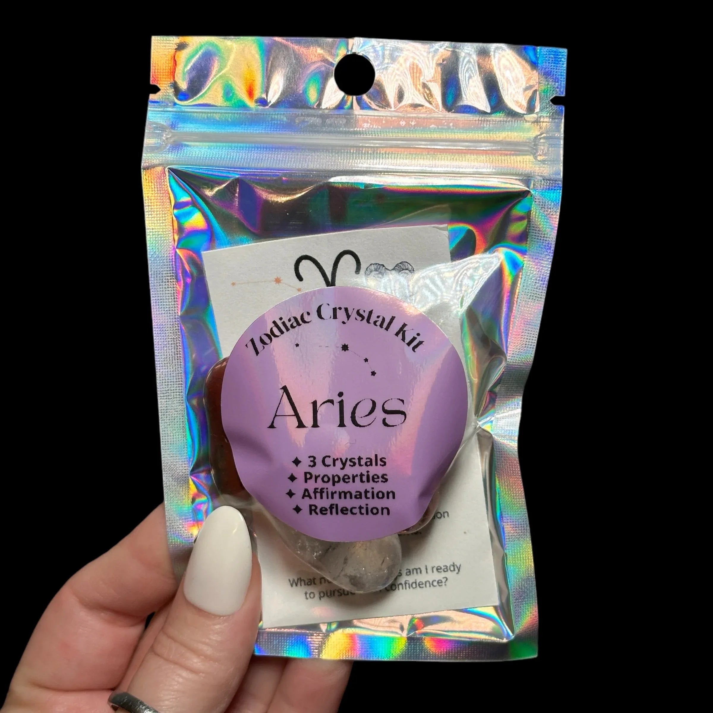Crystals for Aries Zodiac Crystal Kit - Mooncat Crystals