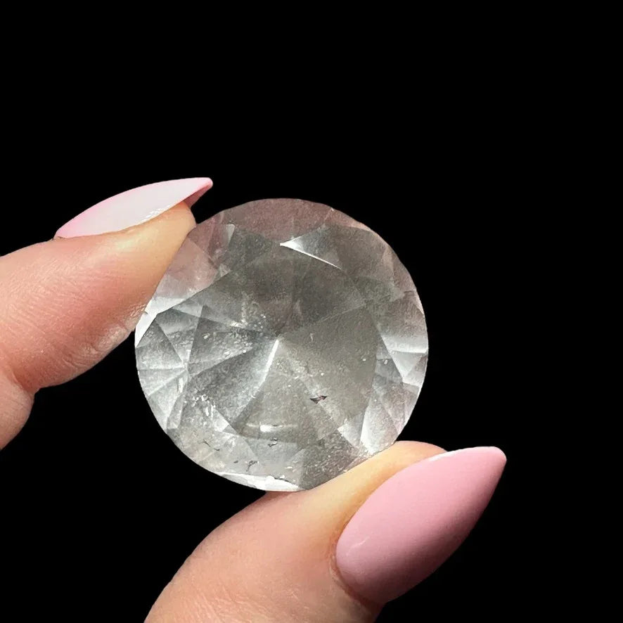 Diamond-Cut Quartz Gem - Mooncat Crystals