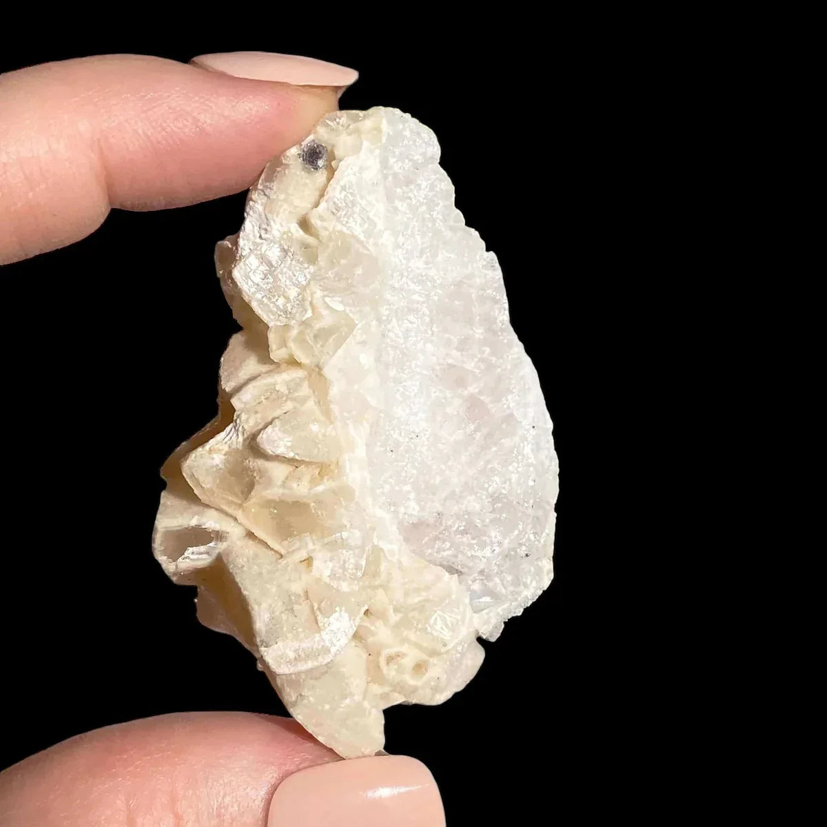 Druzy Pink Danburite with Calcite | Stock FF - Mooncat Crystals