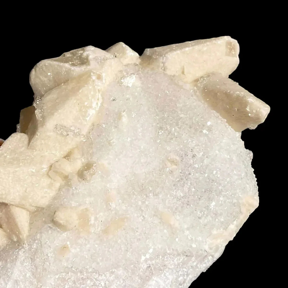 Druzy Pink Danburite with Calcite | Stock FF - Mooncat Crystals