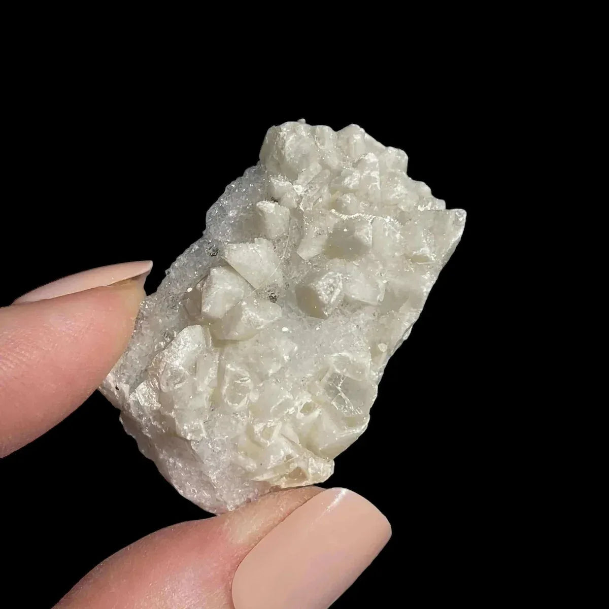 Druzy Pink Danburite with Calcite | Stock MM - Mooncat Crystals