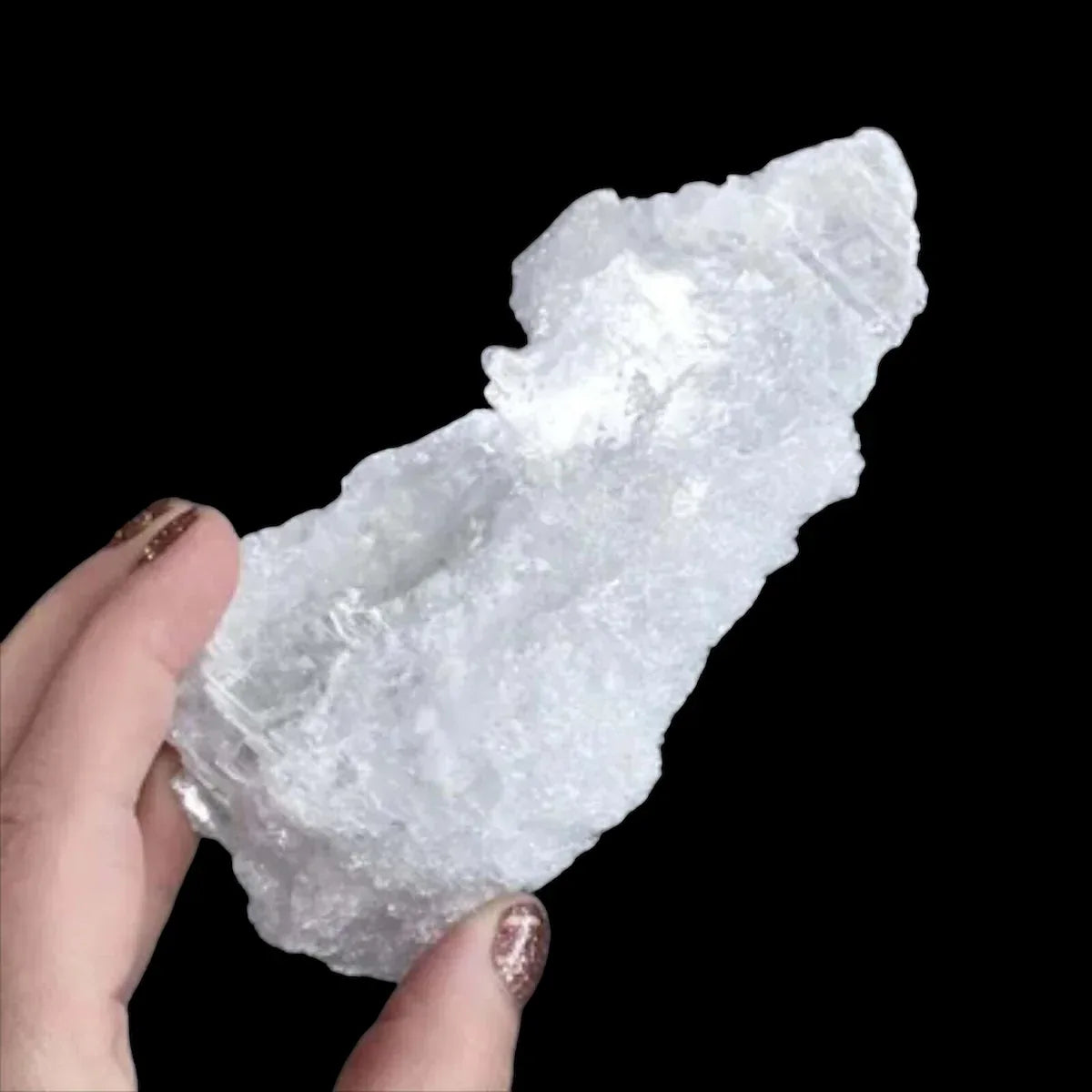 Etched Selenite - Mooncat Crystals