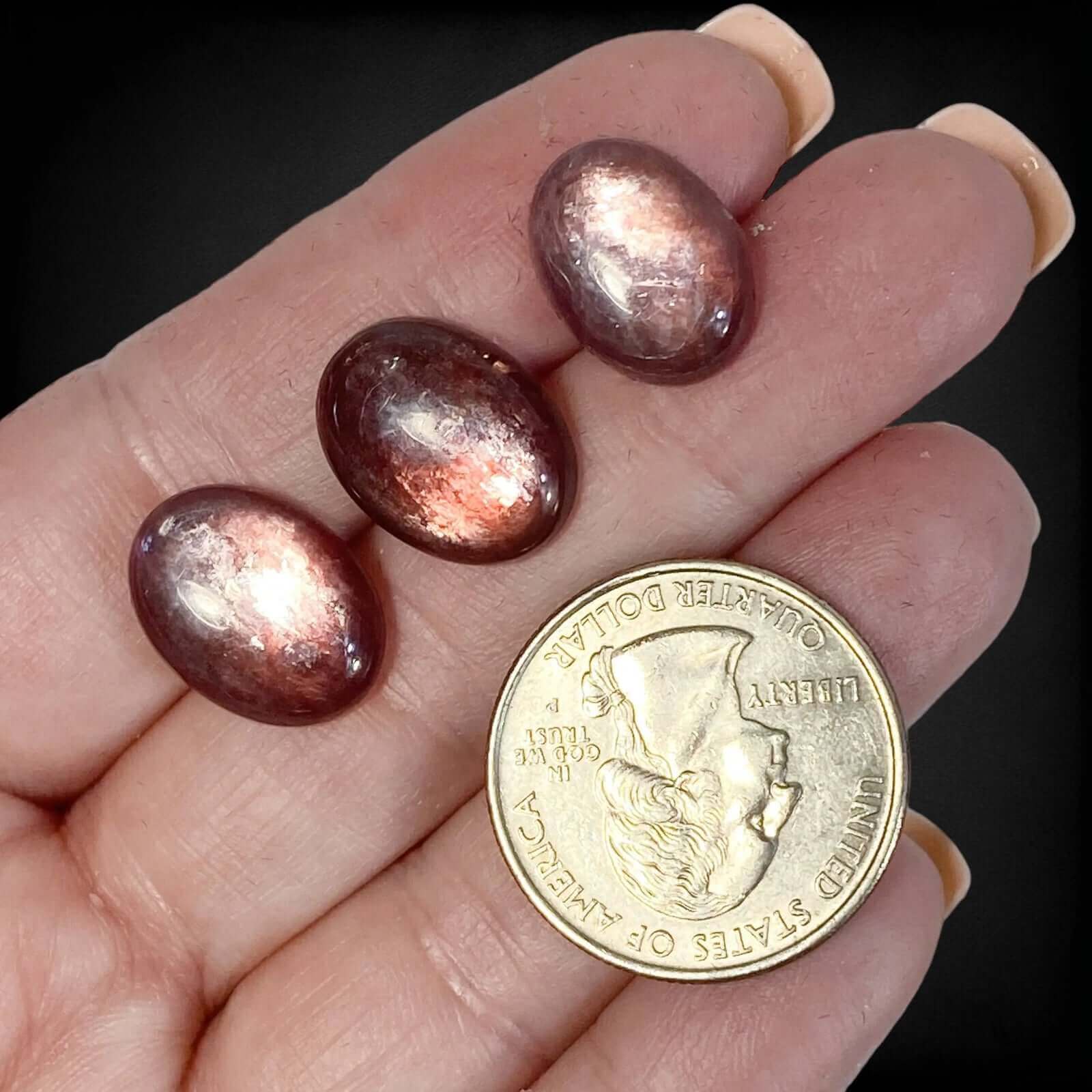 Flashy Gem Lepidolite Flat-Back Cabochon | Intuitive Select