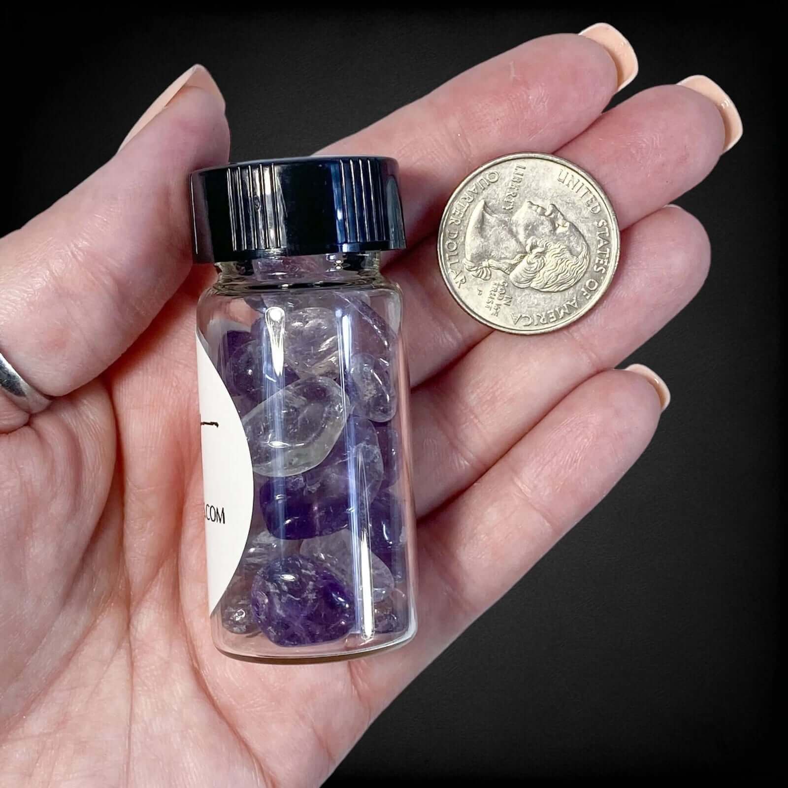 Amethyst Tumbles | Vial