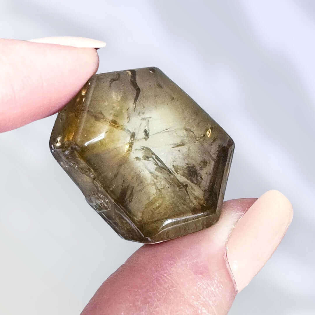 Natural African Citrine Slice | Stock B