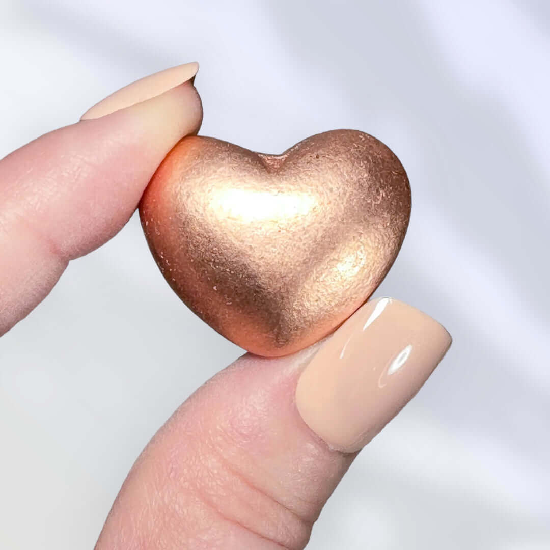 Solid Michigan Copper Heart