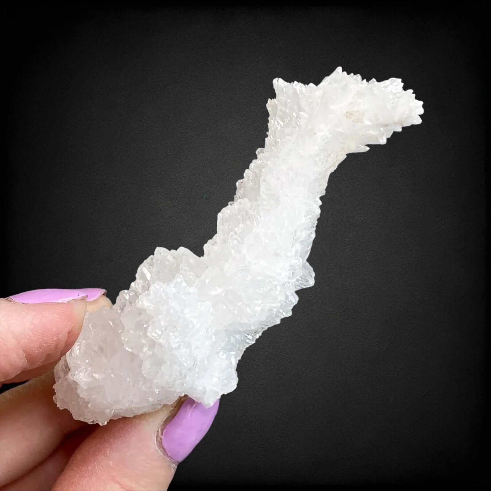 Rare Selenite Crystal Stalactite | Stock C
