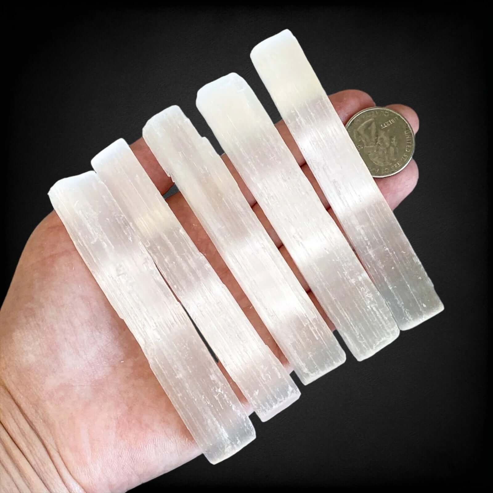 Selenite Sticks | Set of 2