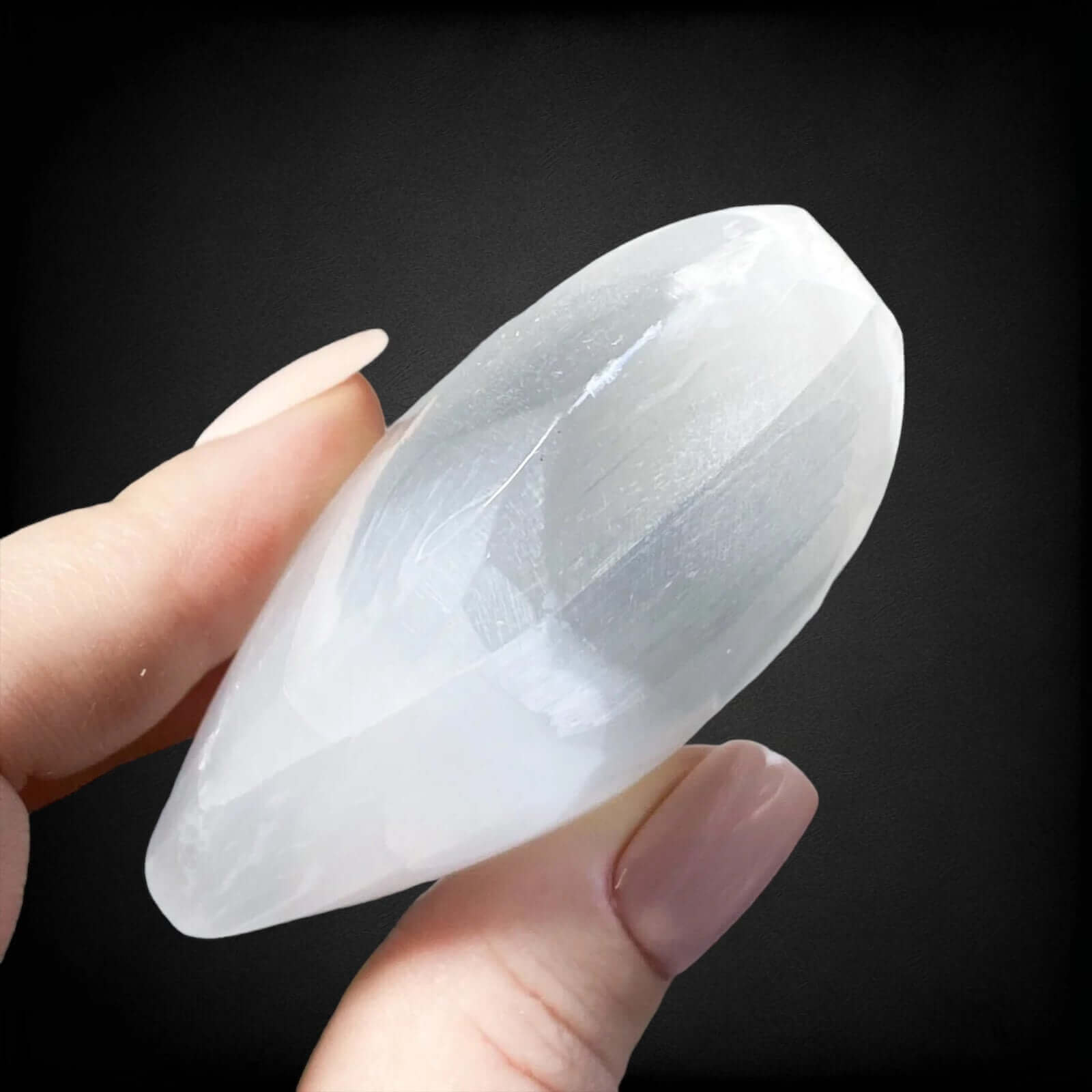 Selenite Carved Heart