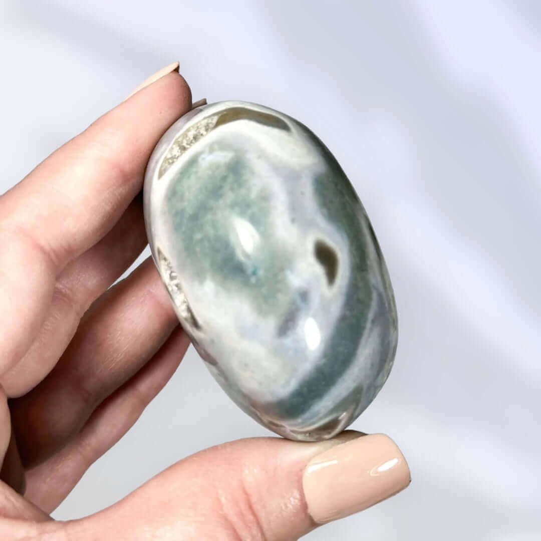 Ocean Jasper Palm Stone | Stock C